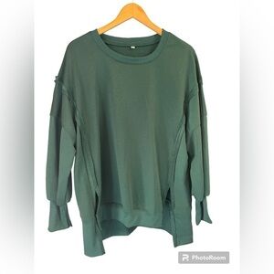 Amazon brand green sweater. NWOT